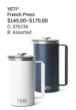 Cabela's YETI French Press offer