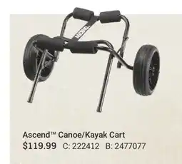 Cabela's Ascend Canoe/Kayak Cart offer