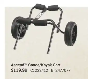 Cabela's Ascend Canoe/Kayak Cart offer
