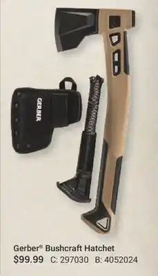 Cabela's Gerber Bushcraft Hatchet offer