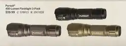 Cabela's Pursuit 400-Lumen Flashlight 3-Pack offer