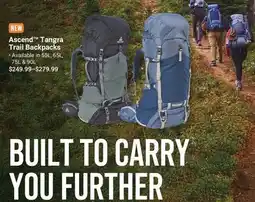 Cabela's Ascend Tangra Trail Backpacks offer
