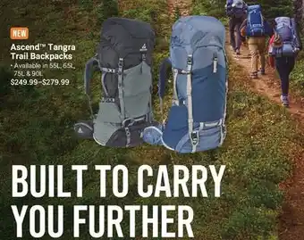 Cabela's Ascend Tangra Trail Backpacks offer