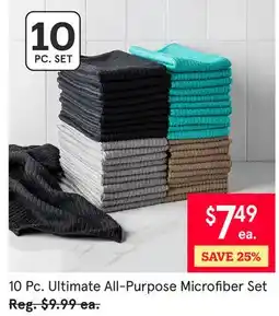 Kitchen Stuff Plus 10 Pc. Ultimate All-Purpose Microfiber Set offer