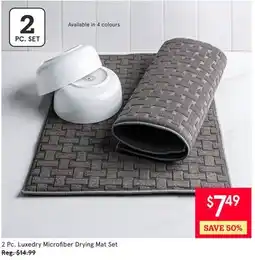 Kitchen Stuff Plus 2 Pc. Luxedry Microfiber Drying Mat Set offer
