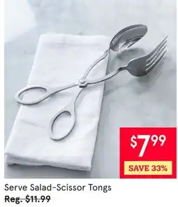 Kitchen Stuff Plus Serve Salad-Scissor Tongs offer