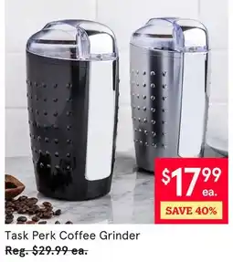 Kitchen Stuff Plus Task Perk Coffee Grinder offer