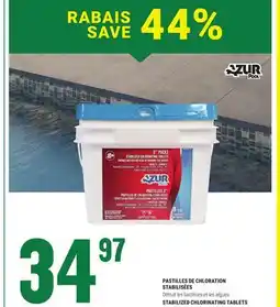 BMR PASTILLES DE CHLORATION STABILISÉES offer