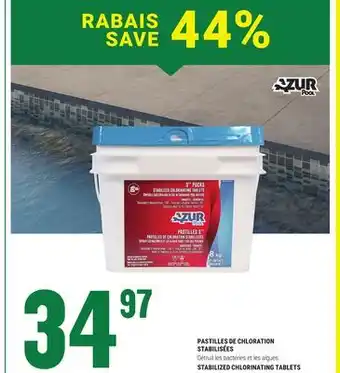 BMR PASTILLES DE CHLORATION STABILISÉES offer