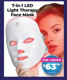 Showcase 7-in-1 LED Light Therapy Face Mask offer