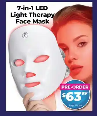 Showcase 7-in-1 LED Light Therapy Face Mask offer