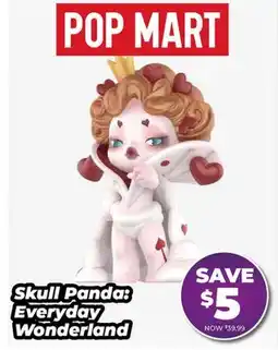 Showcase Pop Mart Skull panda Everyday Wonderland offer