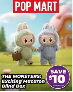 Showcase POP MART THE MONSTERS: Exciting Macaron Blind Box offer