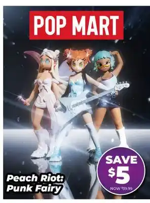 Showcase Pop Mart Peach Riot: Punk Fairy offer