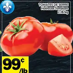 Supermarché PA TOMATES DE SERRE | Hothouse Tomatoes offer