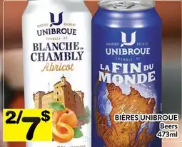 Supermarché PA BIÈRES UNIBROUE | BEERS offer