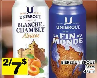 Supermarché PA BIÈRES UNIBROUE | BEERS offer