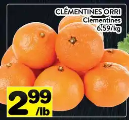 Supermarché PA CLÉMENTINES ORRI offer