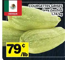 Supermarché PA COURGETTES GRISES | GREY ZUCCHINI offer