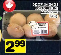 Supermarché PA CHAMPIGNONS PORTOBELLINI | MUSHROOMS offer