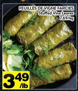 Supermarché PA FEUILLES DE VIGNE FARCIES | Stuffed Vine Leaves offer