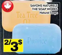 Supermarché PA SAVONS NATURELS THE SOAP WORKS | Natural Soaps offer