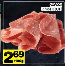 Supermarché PA SALAMI PROSCIUTTO offer