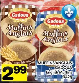 Supermarché PA MUFFINS ANGLAIS GADOUA | English Muffins offer