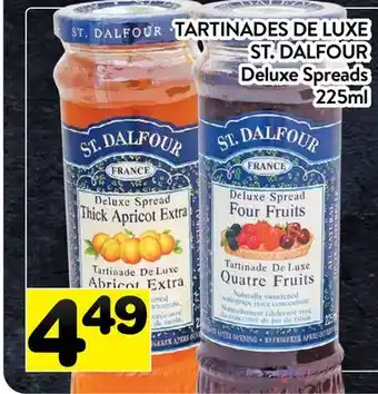 Supermarché PA TARTINADES DE LUXE ST. DALFOUR | DELUXE SPREADS offer