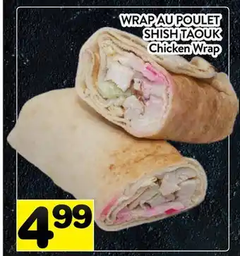 Supermarché PA WRAP AU POULET SHISH TAOUK | Chicken Wrap offer