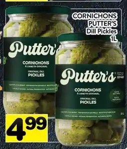 Supermarché PA CORNICHONS PUTTER 'S | DILLI PICKLES offer