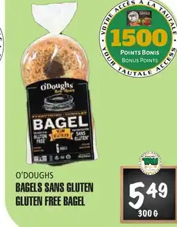 Marches Tau BAGELS SANS GLUTEN O'DOUGHS offer