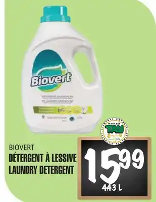 Marches Tau DÉTERGENT À LESSIVE BIOVERT offer