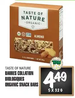 Marches Tau BARRESCOLLATION BIOLOGIQUES TASTE OF NATURE offer