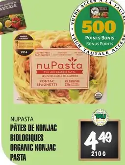 Marches Tau PÂTES DE KONJAC BIOLOGIQUES NUPASTA offer