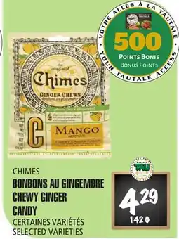 Marches Tau BONBONS AU GINGEMBRE CHIMES offer