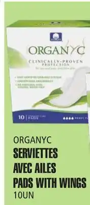 Marches Tau SERVIETTES AVEC AILES ORGANYC offer