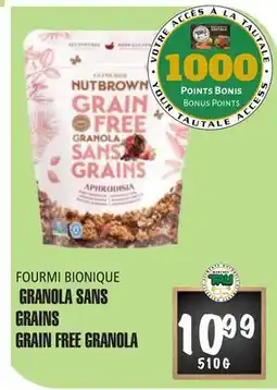 Marches Tau FOURMI BIONIQUE GRANOLA SANS GRAINS offer