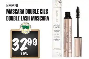 Marches Tau MASCARA DOUBLE CILS EMANI offer