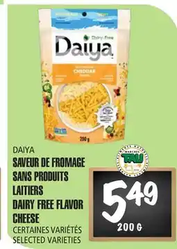 Marches Tau SAVEUR DE FROMAGE SANS PRODUITS LAITIERS DAIYA offer