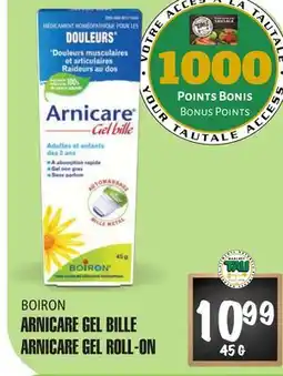Marches Tau ARNICARE GEL BILLE offer