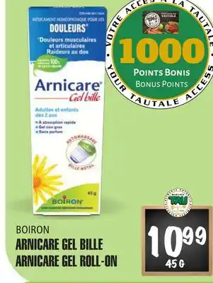 Marches Tau ARNICARE GEL BILLE offer