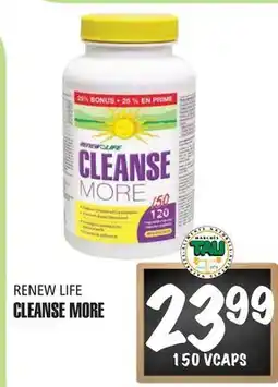 Marches Tau CLEANSE MORE RENEW LIFE offer