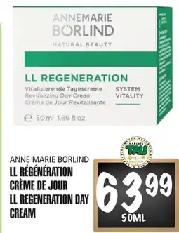 Marches Tau LL RÉGÉNÉRATION CRÈME DE JOUR ANNE MARIE BORLIND offer