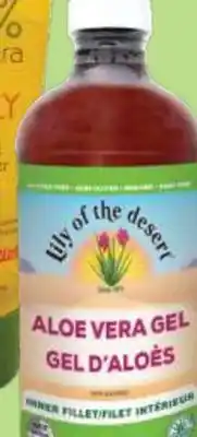 Marches Tau GEL D'ALOES LILY OF THE DESERT offer
