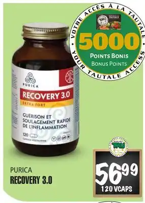 Marches Tau RECOVERY 3.0 PURICA offer