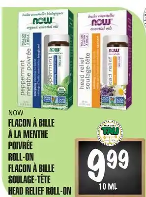 Marches Tau FLACONÀBILLE ÀLAMENTHE POIVRÉE ROLL-ON NOW offer