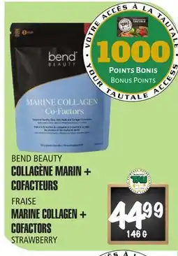 Marches Tau BEND BEAUTY COLLAGÈNEMARIN+ COFACTEURS FRAISE BEND BEAUTY offer