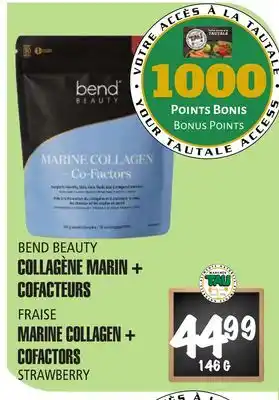 Marches Tau BEND BEAUTY COLLAGÈNEMARIN+ COFACTEURS FRAISE BEND BEAUTY offer
