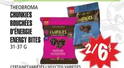 Marches Tau CHUNKIES BOUCHÉES D'ÉNERGIE THEOBROMA offer